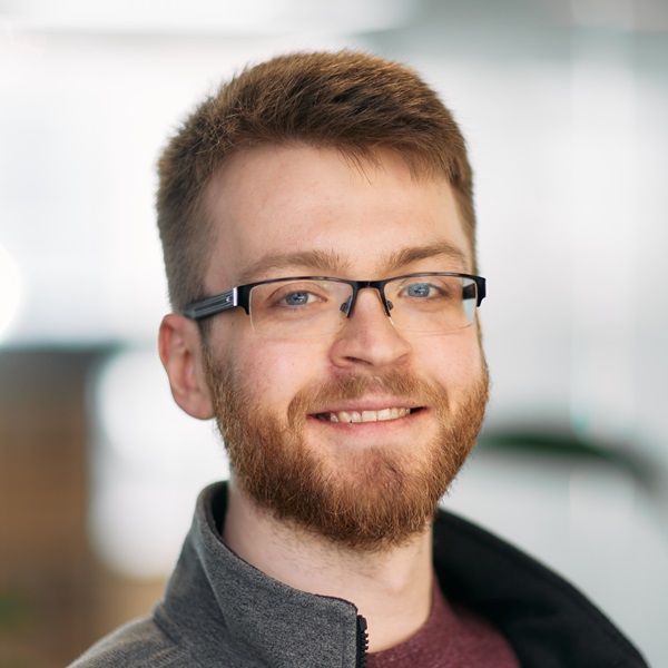 A headshot of Liam McSherry